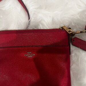 Coach crossbody purse - Red